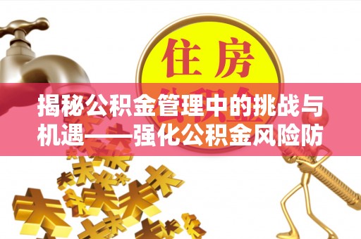 平湖揭秘公积金管理中的挑战与机遇——强化公积金风险防控的多维策略